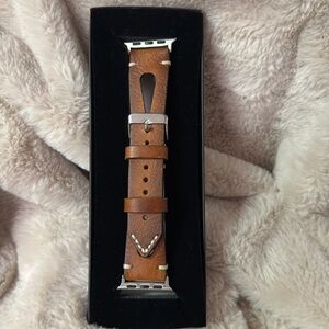 Leather Apple Watch band fits 41mm